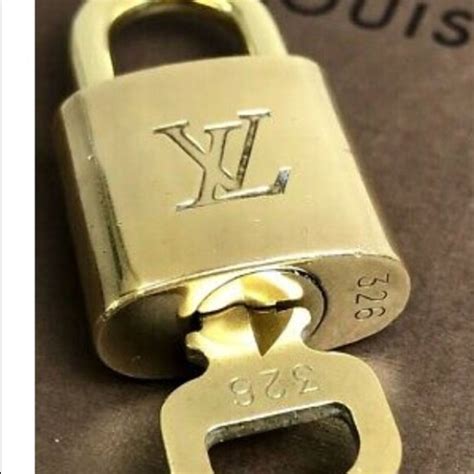 louis vuitton silver lock|authentic louis vuitton lock key.